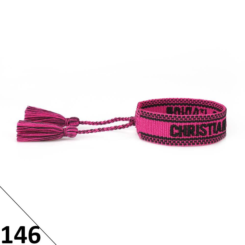 Браслет дружбы ручной работы с вышивкой и кисточками для женщин