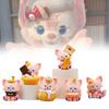 Adorable 6 Piece Lina Bell Cute Fox Pvc Figurine Set For Car Decor And Collectibles