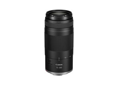 Canon RF Телеобъектив с переменным фокусным расстоянием Универсальный зум для и Портретной съемки 75-300 мм F4-5.6 Дикая природа, Спорт,