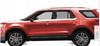 Ford Explorer 2011-2019 ЧЕРНЫЕ Молдинги боковых дверей
