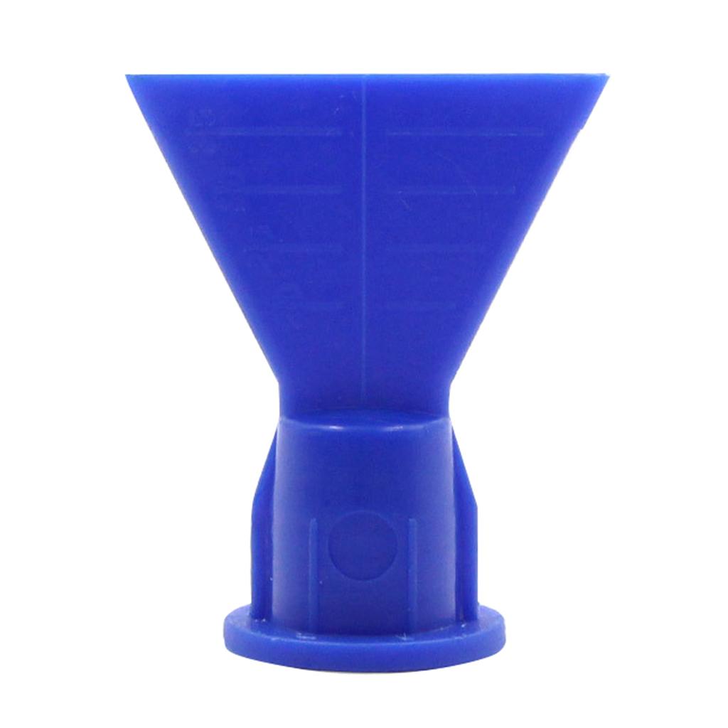 10 шт. волнообразных конусных насадок для картриджей, запасная часть, насадки для распыления, практичный дозатор силиконового герметика