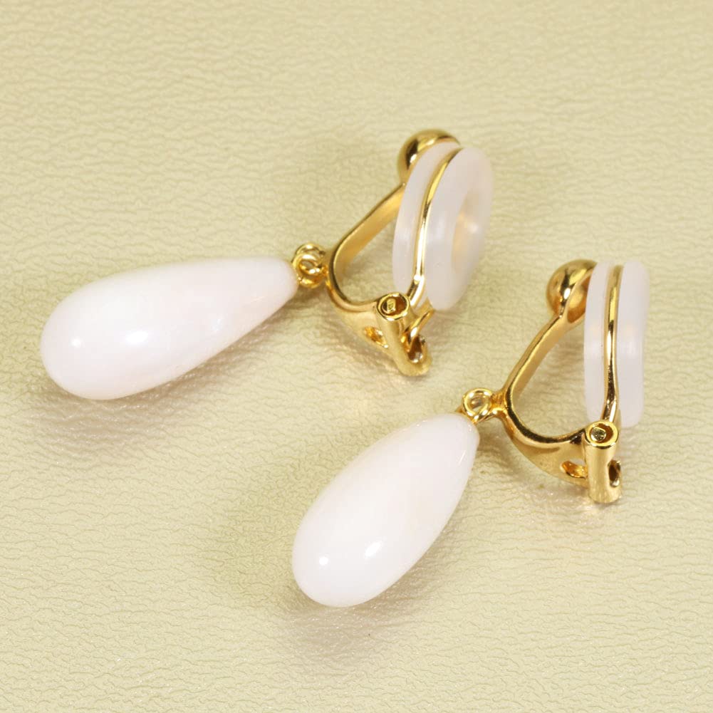 Белый коралл коралловые серьги-подвески серебро