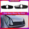 For BMW 5 6 7 Series E60 E61 E63 E64 F06 F07 F10 F11 F13 F01-F04 Carbon Fiber Pattern Black Side Wing Rearview Mirror Cover Cap