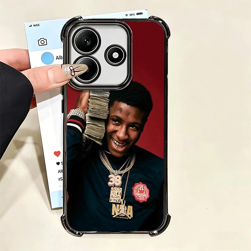 Мягкий чехол для телефона с изображением рэпера YoungBoy для Xiaomi Poco X7 X8 Pro Max X6 X5 X3 F8 Ultra F7 M8 M7 M5S Redmi 15C 15A 15 14C 13C 12C 13 12