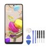 Phone LCD Screen Replacement with Tools Black 6.1in LCD Display Digitizer Screen for K42 LMK420 LM