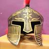 Handmade Etched Spartan Helmet, Best Quality Etching Work, Metal Helmet, Medieval Helmet
