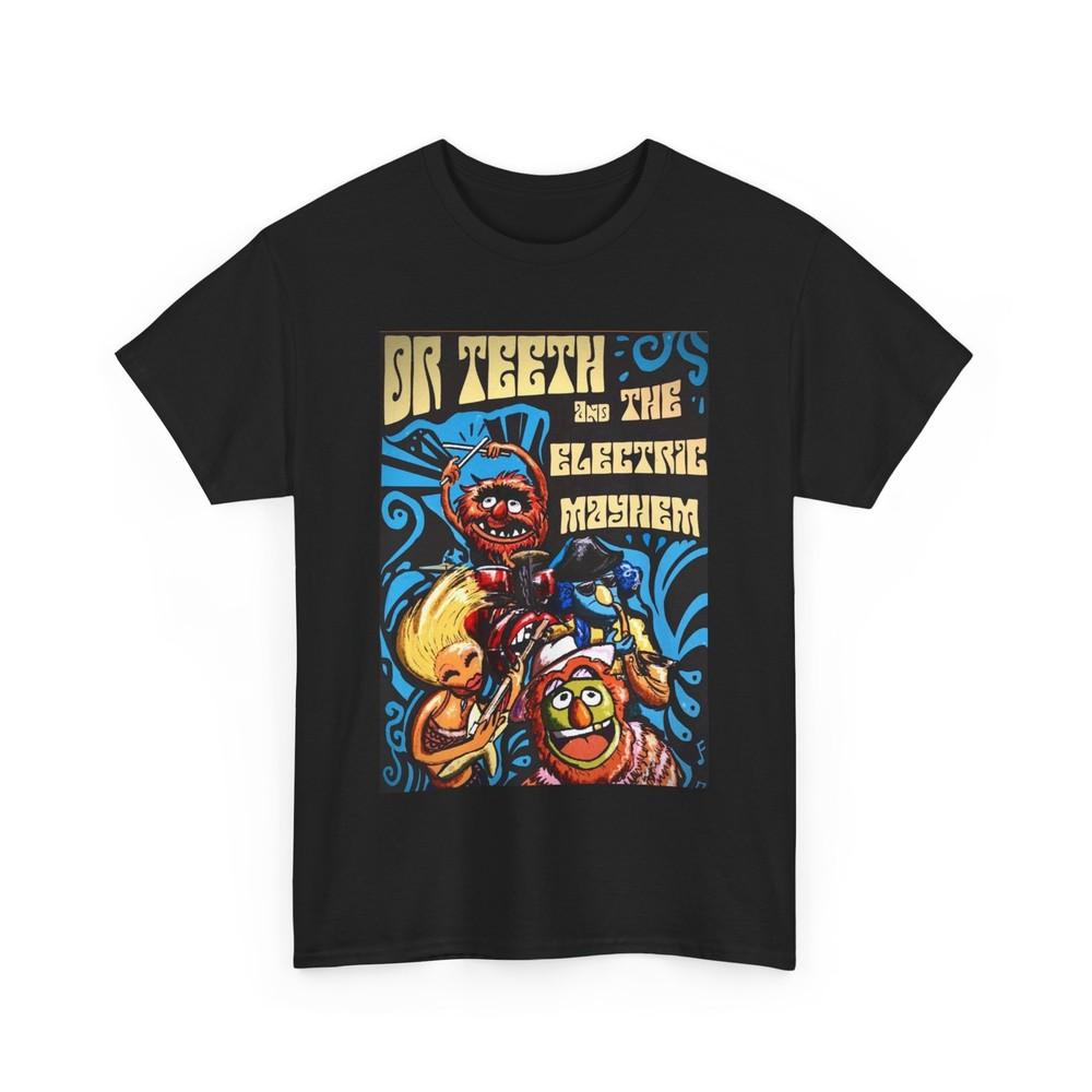 Dr. Teeth and the Electric Mayhem Tee, Muppets Band Shirt, Rock and Roll Shirt