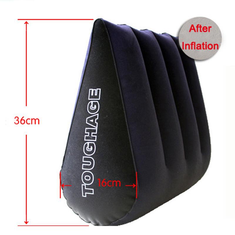 Inflatable Sex Pillow PVC Sex Furnitures Triangle Sex Cushion Wedge Adult Games Bdsm Sex Toys For Couples  H325