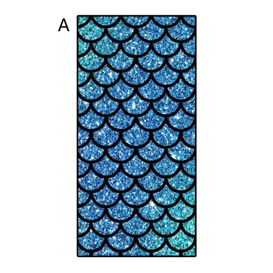Bright Colors Mermaid Pattern Strong Water Absorption Beach Towel Swimming Sport Oversized Bath Blanket Beach Accessories