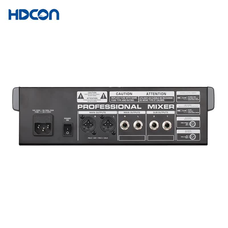 8-канальный аудиомикшер HDCON (Китайская версия)