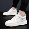 New Men Casual Leather Shoes Classic Lace-Up Antiskid Sports Shoes Outdoor Wear-Resistant Vulcanized Shoes High-Quality Men Shoe