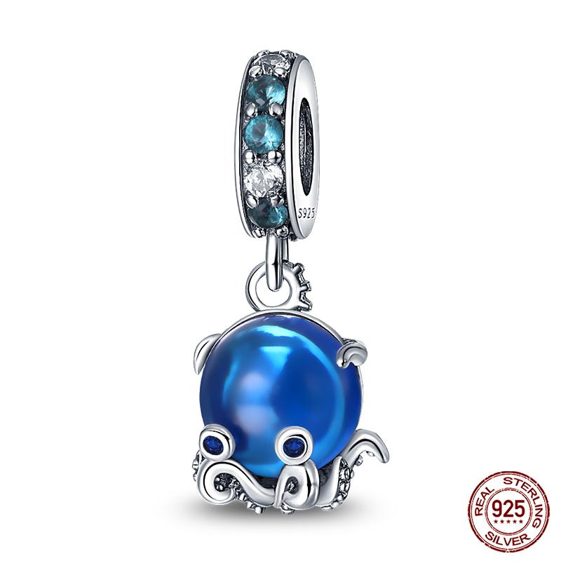 Оригинальные бусины-шармы серии Magic Color Chameleon Luminous из стерлингового серебра 925 пробы, подходящие для браслета, сделай сам, ювелирные изделия, подарки