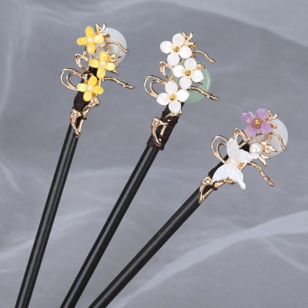 Tool Ancient Headwear Hanfu Hair Sticks Ancient Style Hairpin Chinese Style Headwear Wooden Hairpin