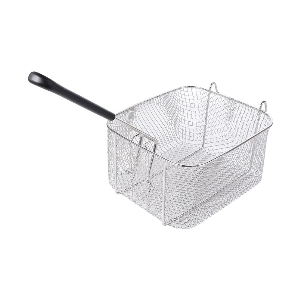 Detachable Handle French Fries Holder Nonstick Camp Food Container Portable Deep Fryer  Picnic