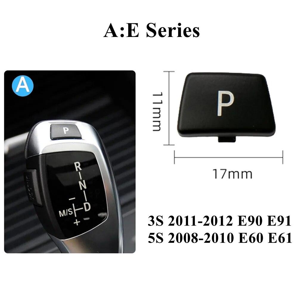 Автомобильный рычаг переключения передач, переключатель автоматической парковки, крышка с буквой P, кнопка для BMW 3 5 7 X3 X4 X5 X6 серии E90 F30 F10 F01 F25 F15