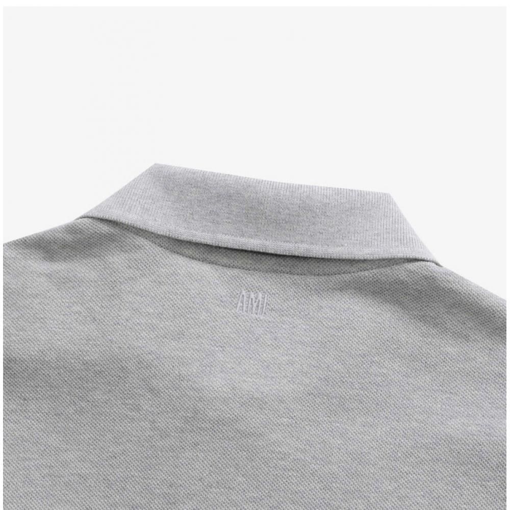 Поло Ami с маленьким логотипом в виде сердца Унисекс Bfupl001