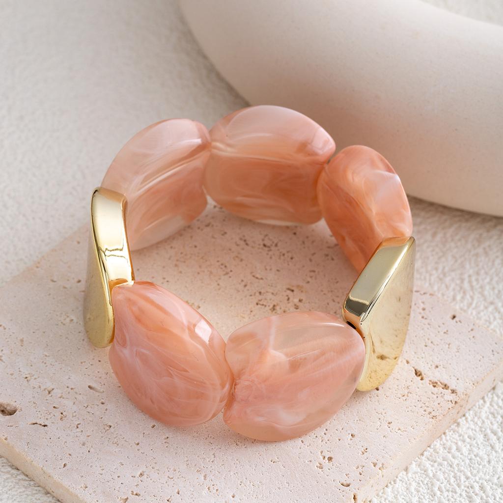 Акриловый браслет с нерегулярным геометрическим узором, личностный, преувеличенный, с янтарным гало, браслет с ручным узором