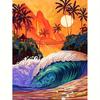 5D DIY алмазная живопись закат вышивка пейзаж вышивка крестом мозаика подарок ручной работы украшение дома 30x40 см/12x16 дюймов
