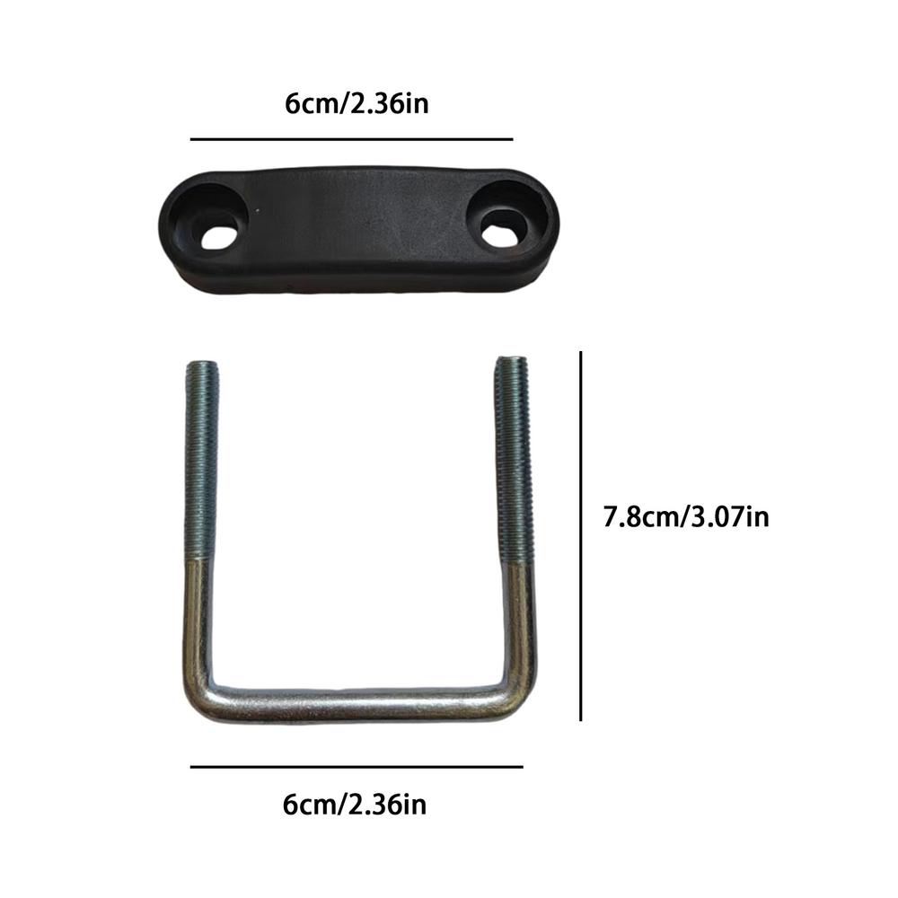 Зажимы для багажника Зажимы для багажника на крыше Зажимы для болтов-скобов Аксессуары для багажника Инструменты Монтажные гайки Металлические зажимы для U-образных кронштейнов
