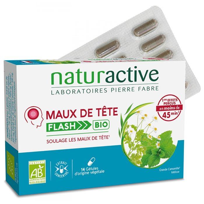 Naturactive Maux de Tete Flash Bio 14 gelules