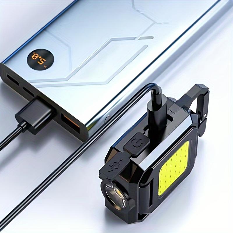 Multifunctional Double-sided COB Light, Magnetic Outdoor Camping Portable Keychain Light
