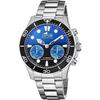 Smartwatch - Lotus - 18800/9 - 44.5 Mm Case - Blue and Black - Steel Strap