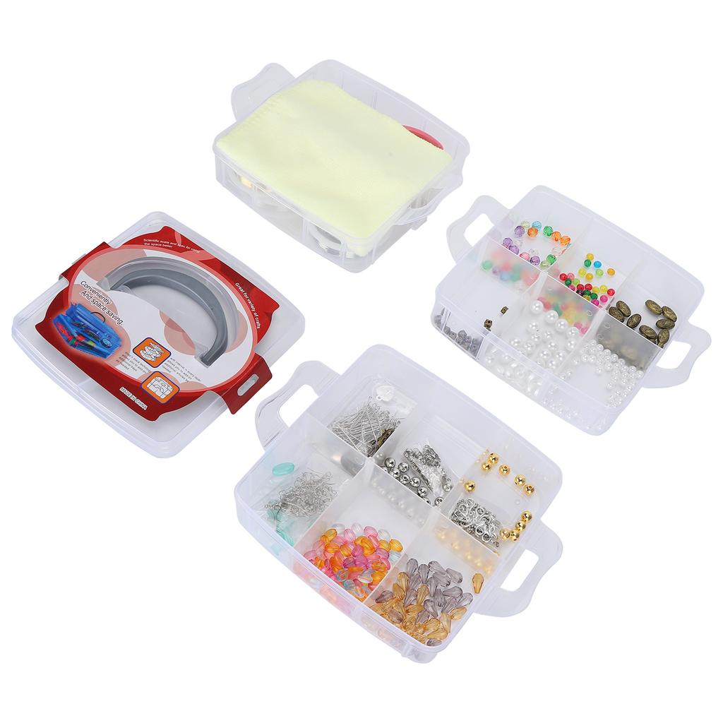 804 шт. набор принадлежностей для изготовления ювелирных изделий инструменты для бисероплетения DIY ожерелье браслет серьги материалы