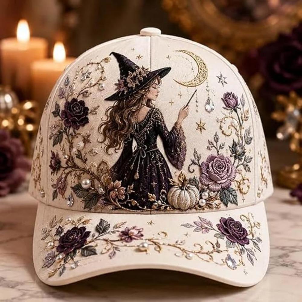 Cotton Material Halloween Baseball Cap Adjustable Baseball Hat Halloween Season