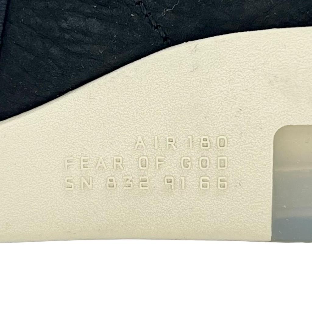 Идеальное состояние Кроссовки NIKE с высоким верхом NIKE AIR FEAR OF GOD 1 черные 26.5 AT8087-002 Б/У