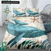 Горячие комплекты постельного белья с дельфинами, аниме-море, HD-покрывало с дельфинами для девочек-подростков, модное односпальное двуспальное, двуспальное, двуспальное, полноразмерное, пододеяльник