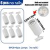 Светодиодный трековый светильник для магазина одежды GU10 Focus Rail Spot DIY Bulb Design Fixture Shop Home Kitchen Track Lamp Source lane Spotlight