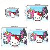 1pc Sanrio Melody Mermaid Printed Office Carpet Rectangle Rug Under The Table,Perfect Room Decor for Living Room, Bedroom, Kitchen, Non-slip Floor Mat