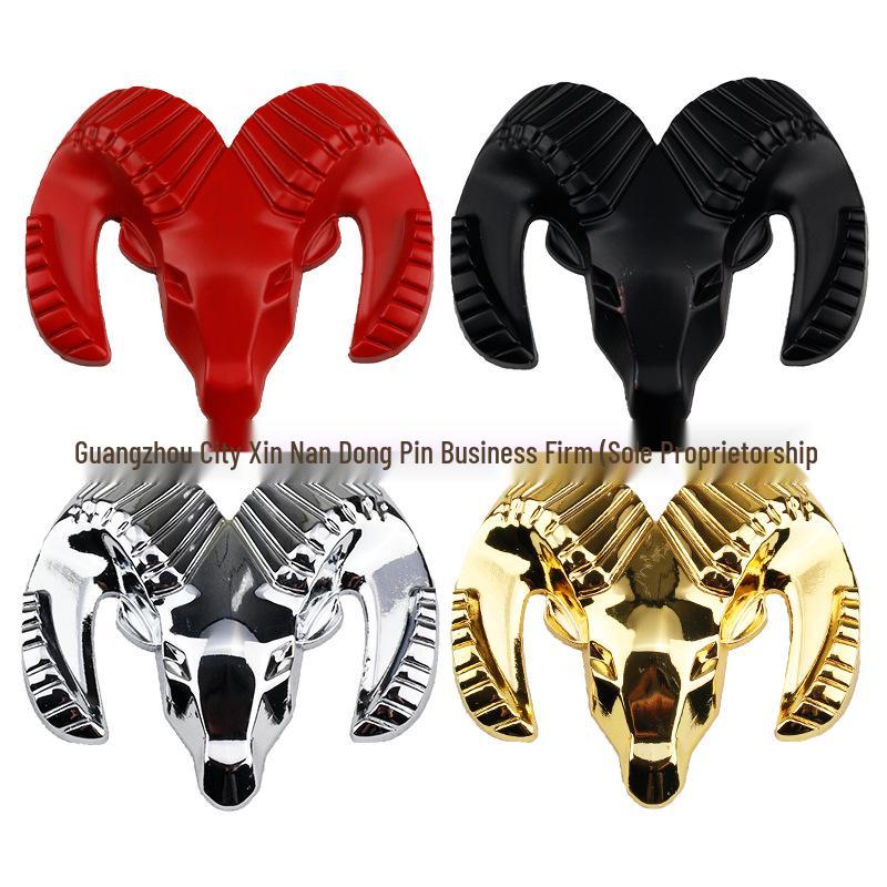 Металлический значок Dodge Journey "Голова барана" - Наклейка на перед и зад