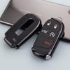 Черный брелок для ключей от автомобиля, чехол-держатель для Jeep Grand Cherokee Renegade Compass Dodge Journey Durango Charger Dart Chrysler 200