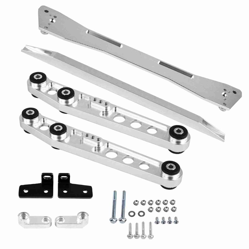 2Pcs Rear Lower Control Arm Kit Subframe Brace Tie Bar Fits for Honda Civic EG 9295