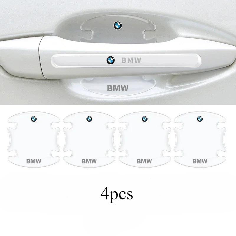 For BMW M M3 M5 X1 X3 X5 X6 E90 E91 E92 E93 M3 E60 Car Door Bowl Handle Protector Stickers Transparent Anti-scratch Film FY0