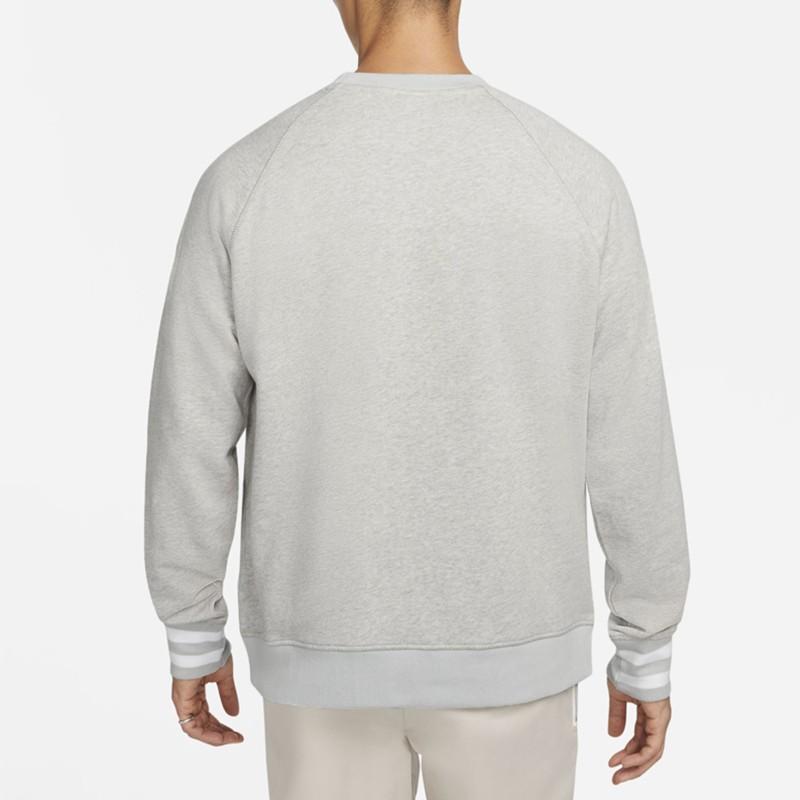 Nike Sportswear NSW TREND Dark Grey Heather Men's Fleece Crew Sweatshirt DD6166-050