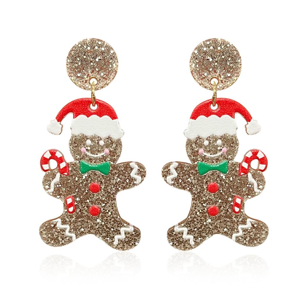 1 Pair of Ladies' Christmas Earrings, Christmas Gift for Everyday Wear, Christmas-themed Jewellery, Ladies' Accessories