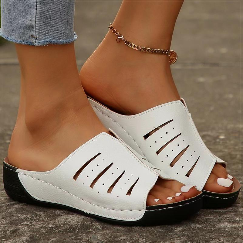 Летняя обувь Женские сандалии Платформа Женская обувь Слипоны Женская обувь Клиновидная Женская обувь Пляжные Женские тапочки Обувь Женская