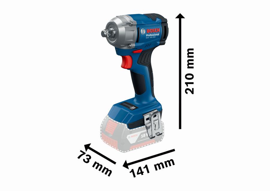 Cordless Impact Wrench 1/2'' Gds 18V-350 0*Ah - B 6019M5020