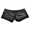 Sexy Men Faux Leather Boxers Briefs Shorts Underwear Soft Underpants Swimwear