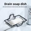 Настенный держатель для мыла из нержавеющей стали, вешалка без сверления для ванной комнаты, вмещает 2 куска мыла, праздничный подарок на Хэллоуин, Рождество