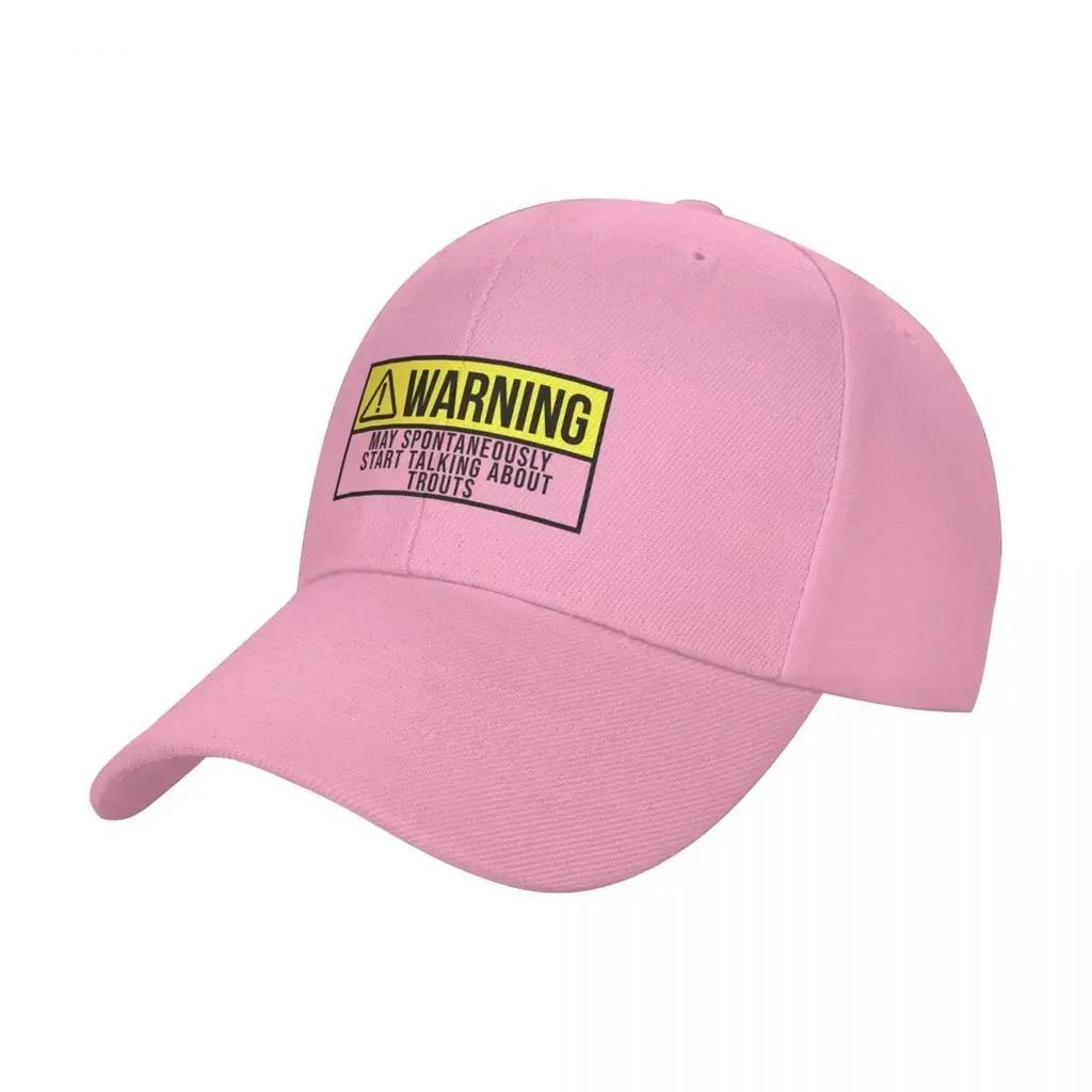 May Spontaneously Start Talking About Trouts Baseball Cap western Hat Fashion Beach Men Women's