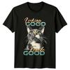 Looking Good Feeling Good Cat Portrait Graphic T-Shirt