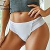 Sexy Women Underwear Soft Ice Silk Panties Low Waist G String Thong Lace Temptation Breathable Lingerie Feamle Intimates