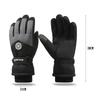 Ветрозащитные лыжные перчатки для сноуборда, зимние перчатки с длинными пальцами, утолщенные термоперчатки, зимние теплые перчатки