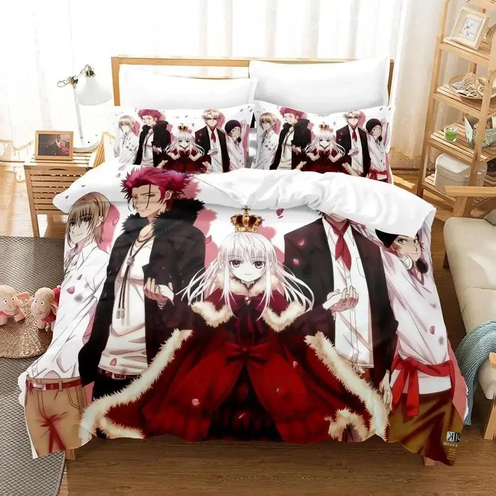 K project Микото Суо Кровь! Без косточки! Никакого пепла! Постельное белье с наволочкой, мягкое одеяло, мягкое покрывало, размеры Super King