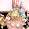Ключница и брелок для телефона Shuibei Labubu из чистого золота, разноцветные