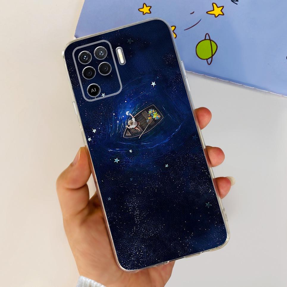 Мультяшный Крутой Стиль Чехол Capa Для Reno5 Lite 5 F Прозрачный Чехол С Рисунком Мягкий Тонкий Силиконовый Funda Для Oppo Reno 5Lite 5F