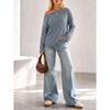 Women S Striped Color Block Casual Long Sleeve T Shirt